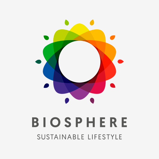 Biosphere Sustainable Lifestyle Logo